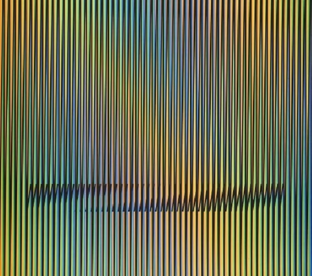 石版画 Cruz-Diez - Serie Caura - 1