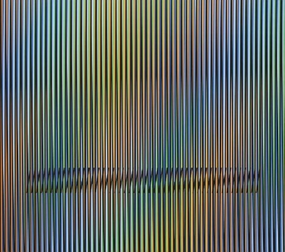 石版画 Cruz-Diez - Serie Caura - 14