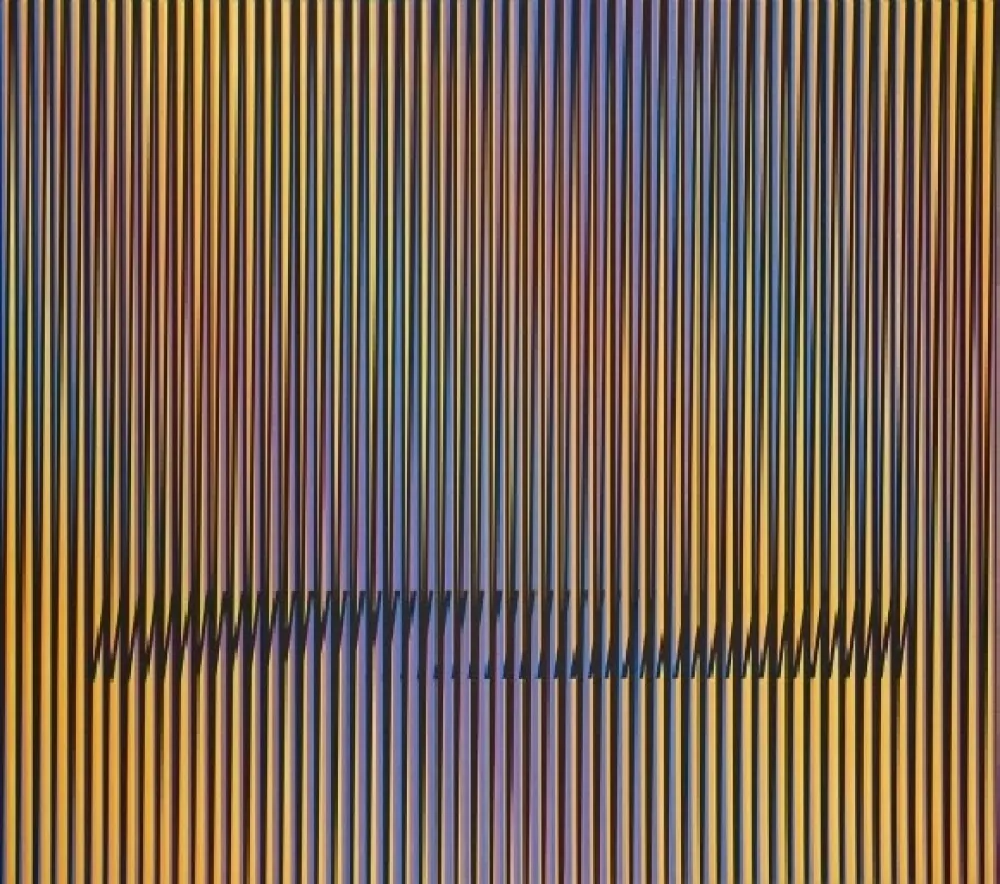 石版画 Cruz-Diez - Serie Caura - 6