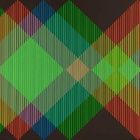 石版画 Cruz-Diez - Serie Semana - Miércoles