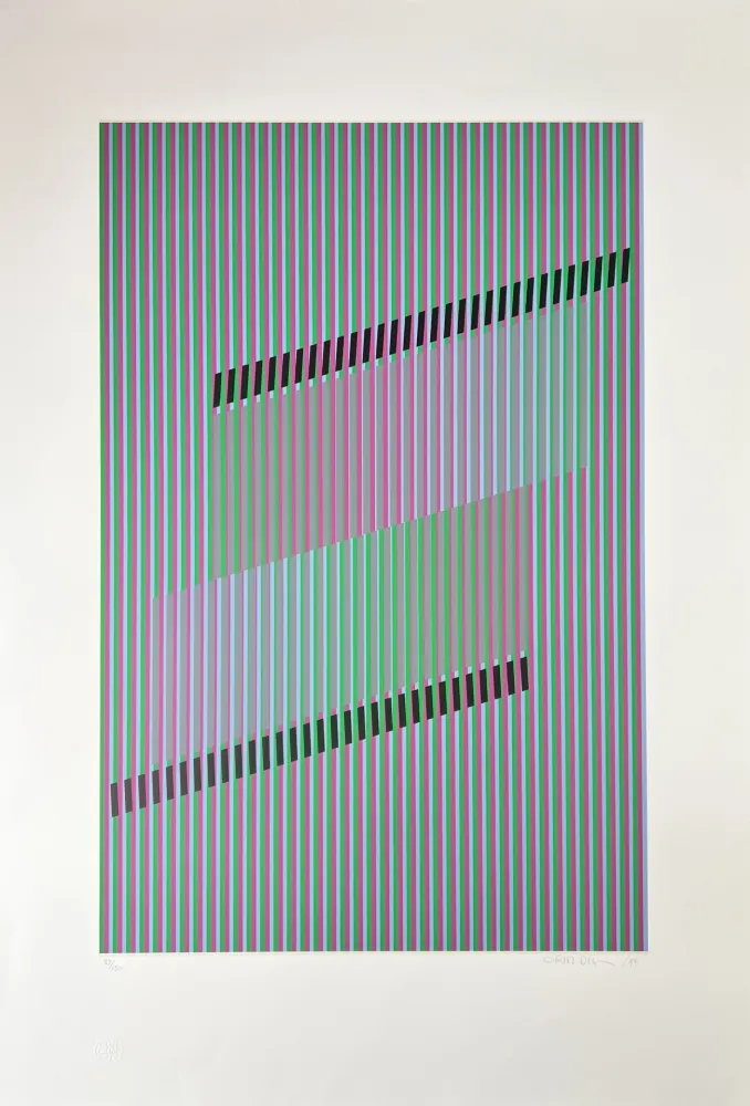 丝网印刷 Cruz-Diez - Untitled