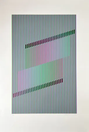 丝网印刷 Cruz-Diez - Untitled