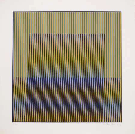 石版画 Cruz-Diez - Untitled