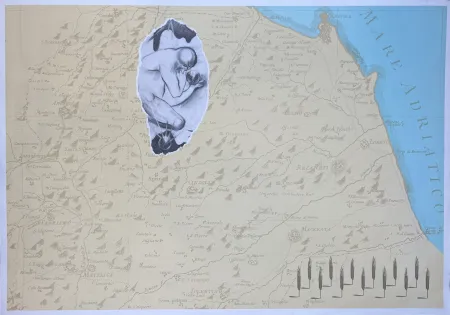 石版画 Cucchi - E il 1991 le Marche dichiarano guerra all'Umbria