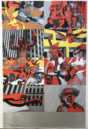 石版画 Cueco - Grèves et manifestations