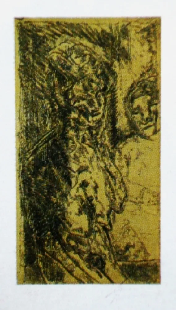 蚀刻飞尘法 Cuevas - Autorretrato