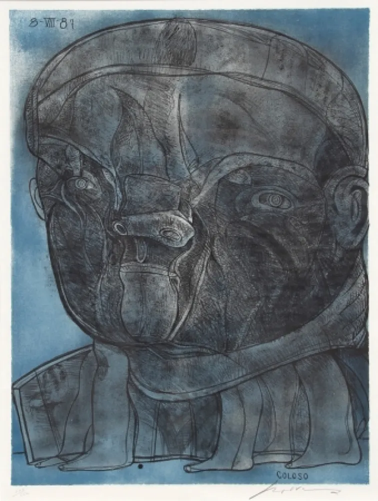 石版画 Cuevas - Coloso from the Olympic Memories Portfolio