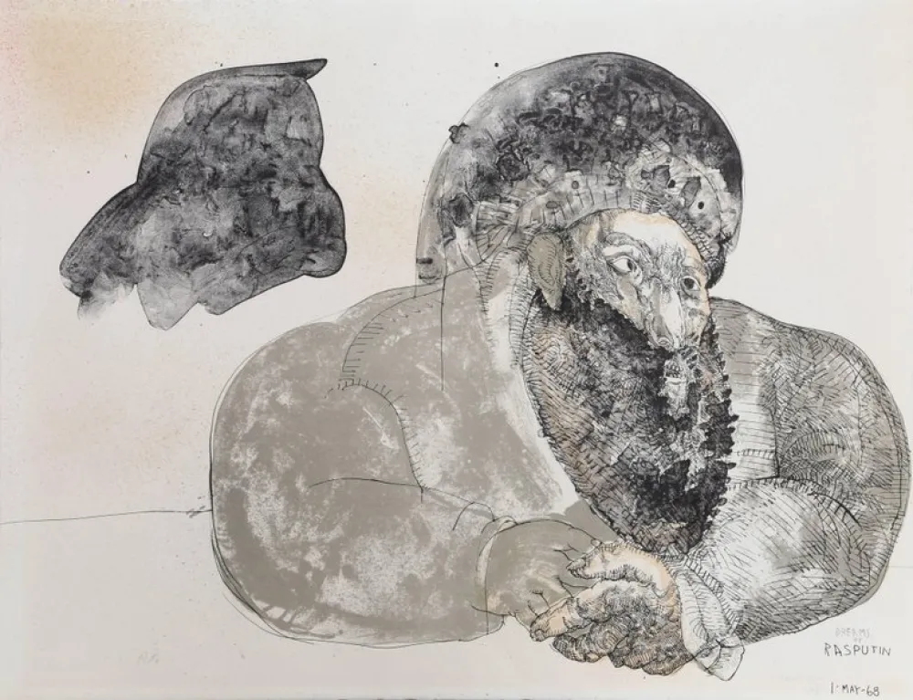 石版画 Cuevas - Dreams of Rasputin