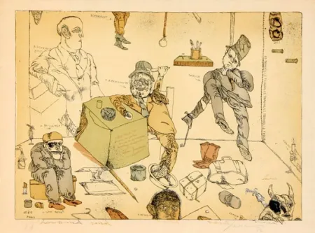 石版画 Cuevas - La Rue des Mauvais Garcons