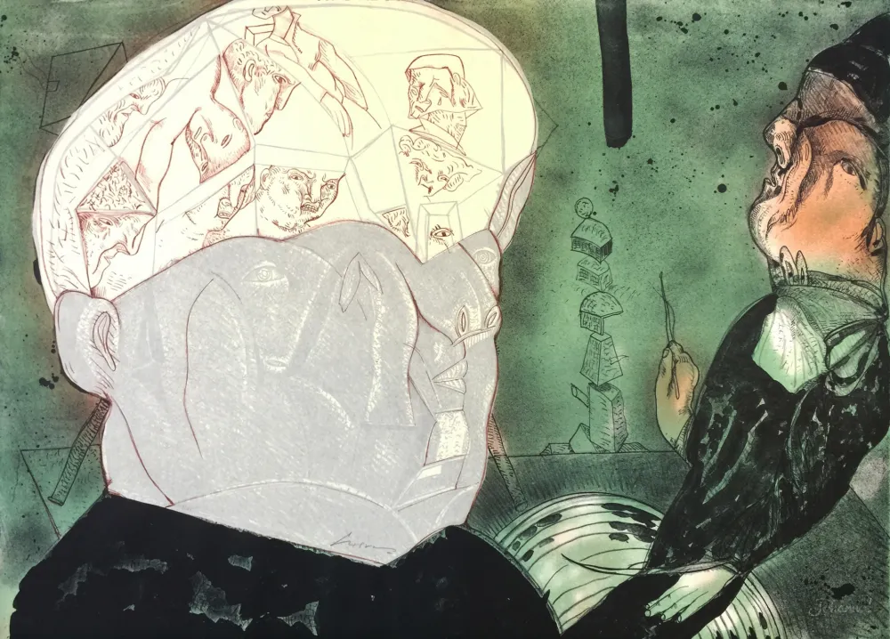 石版画 Cuevas - MACBETH