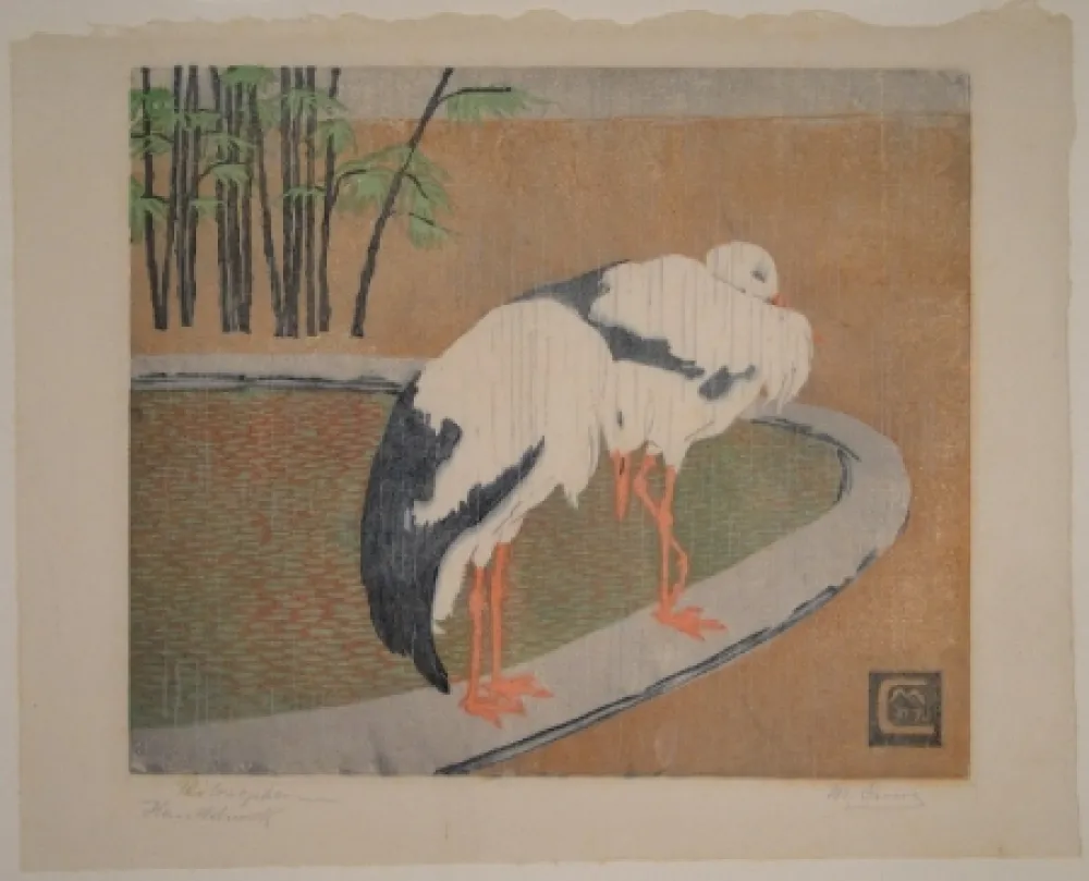 木刻 Cunz - Philosophen