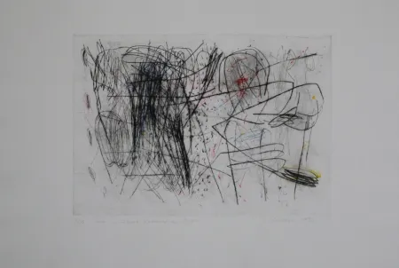 干刻版画 Czichon - Geste