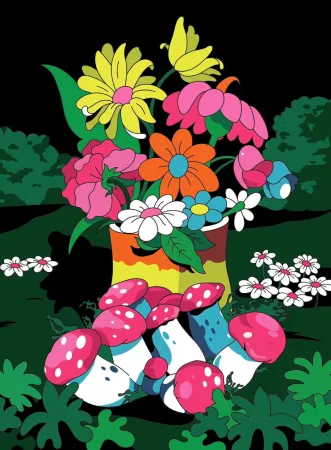 石版画 Dabs - A cosmic invitation