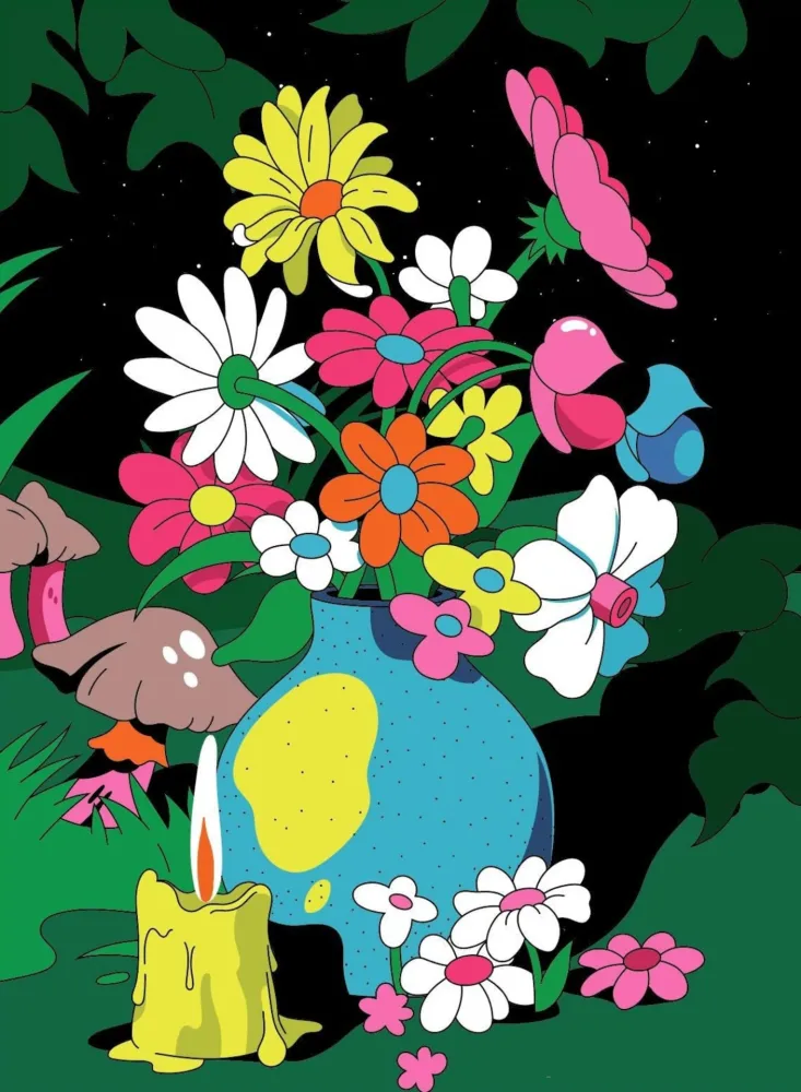 石版画 Dabs - The Stars and Your Dreams