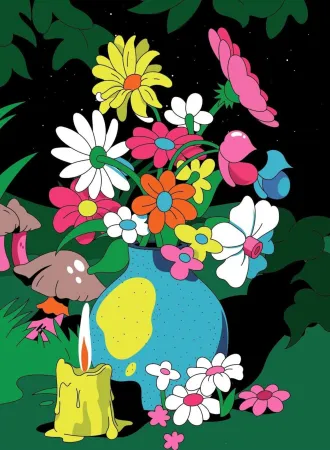 石版画 Dabs - The Stars and Your Dreams