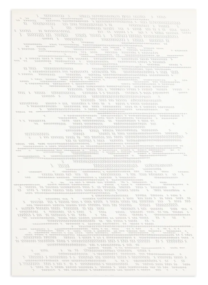 石版画 Dadamaino - Senza titolo