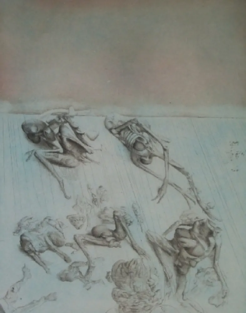 干刻版画 Dado - Néant