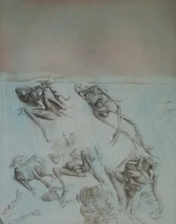 干刻版画 Dado - Néant