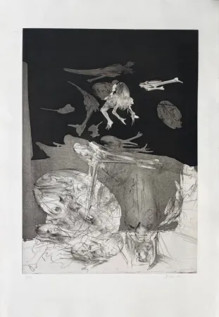 版画 Dado - Sans titre 