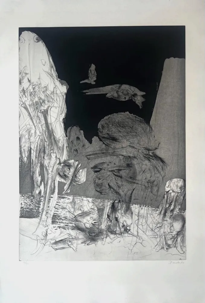 版画 Dado - Sans titre 