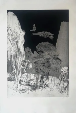 版画 Dado - Sans titre 