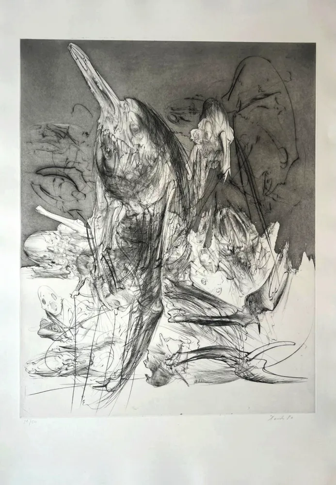 版画 Dado - Sans titre