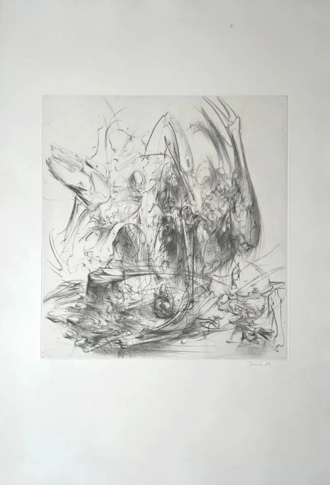 版画 Dado - Sans titre 