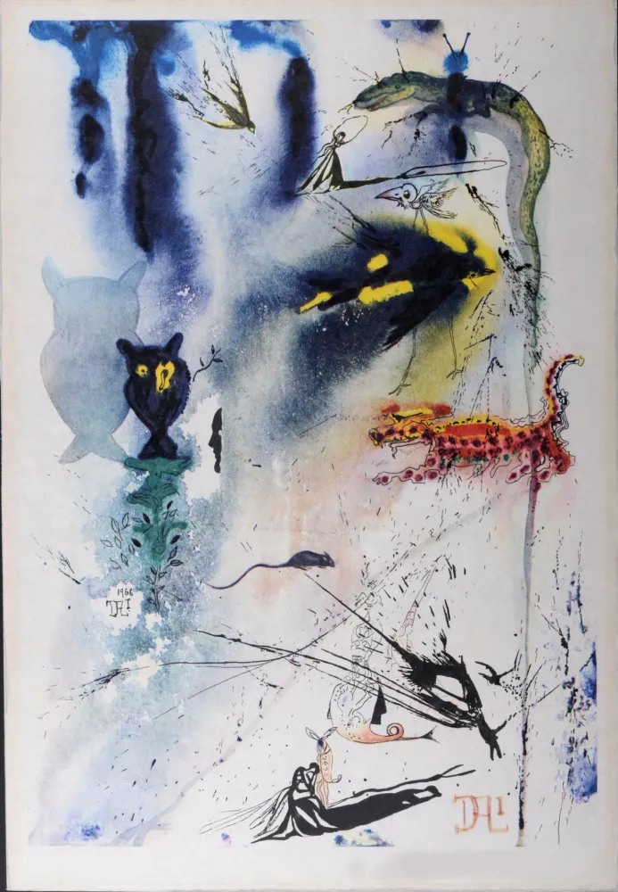 照相凹版 Dali - A Caucus Race and a Long Tale, 1969