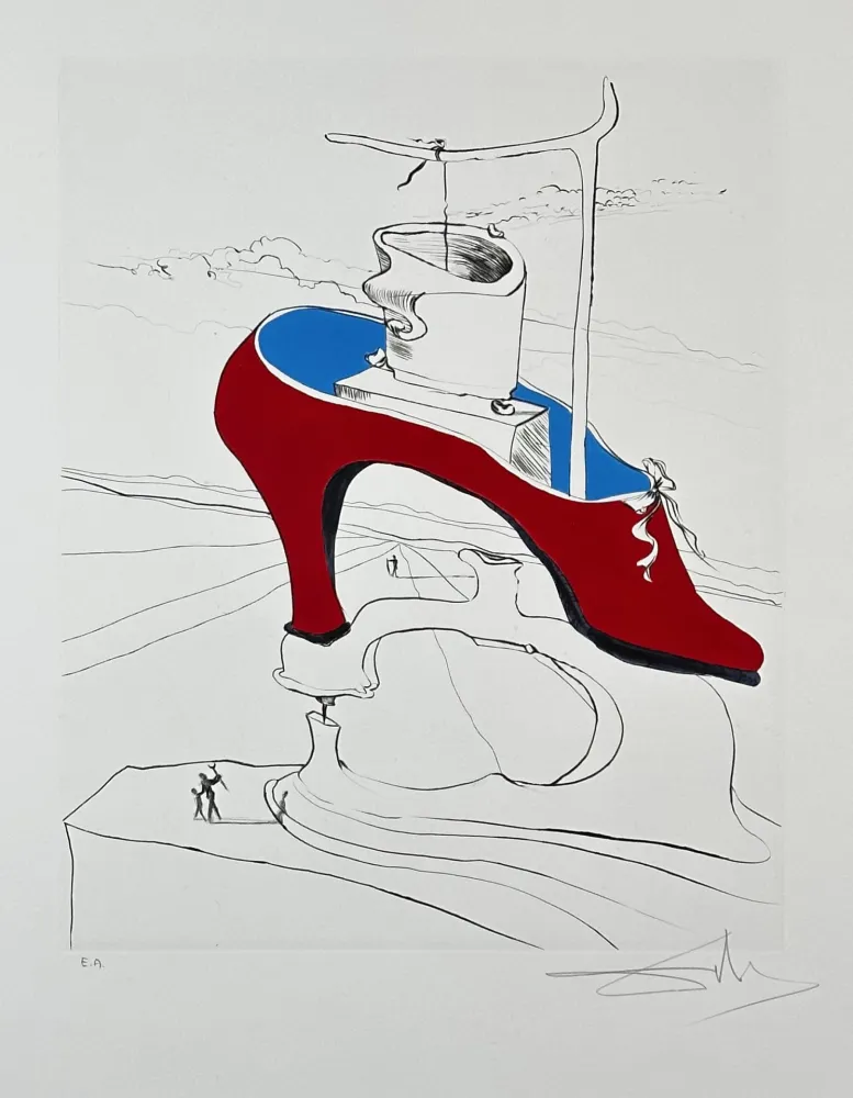 版画 Dali - After 50 Yaras of Surrealism The Curse Conquered 