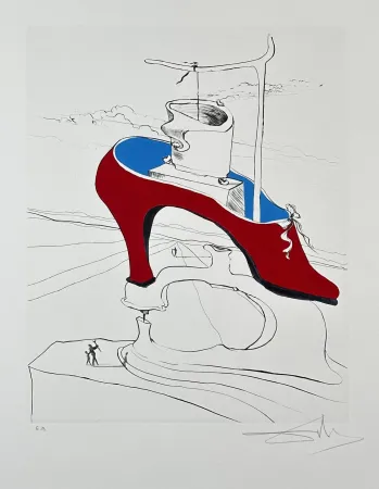 版画 Dali - After 50 Yaras of Surrealism The Curse Conquered 