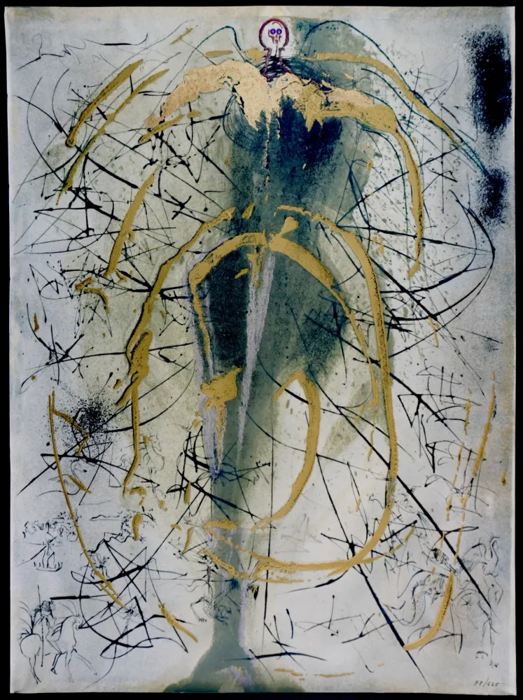 版画 Dali - Alchimie des Philosophes The Angel of Alchemy