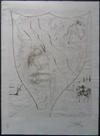 蚀刻版画 Dali - Alexis - Etat Chine