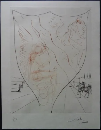 蚀刻版画 Dali - Alexis - Etat Japon