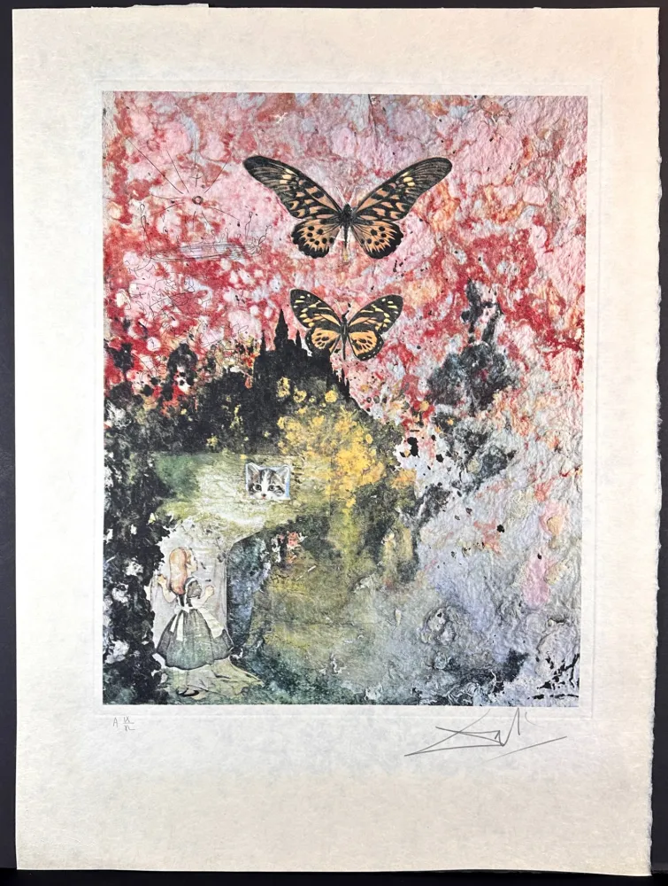 版画 Dali - Alice in Wonderland