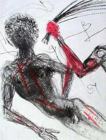 版画 Dali - Allee des verges