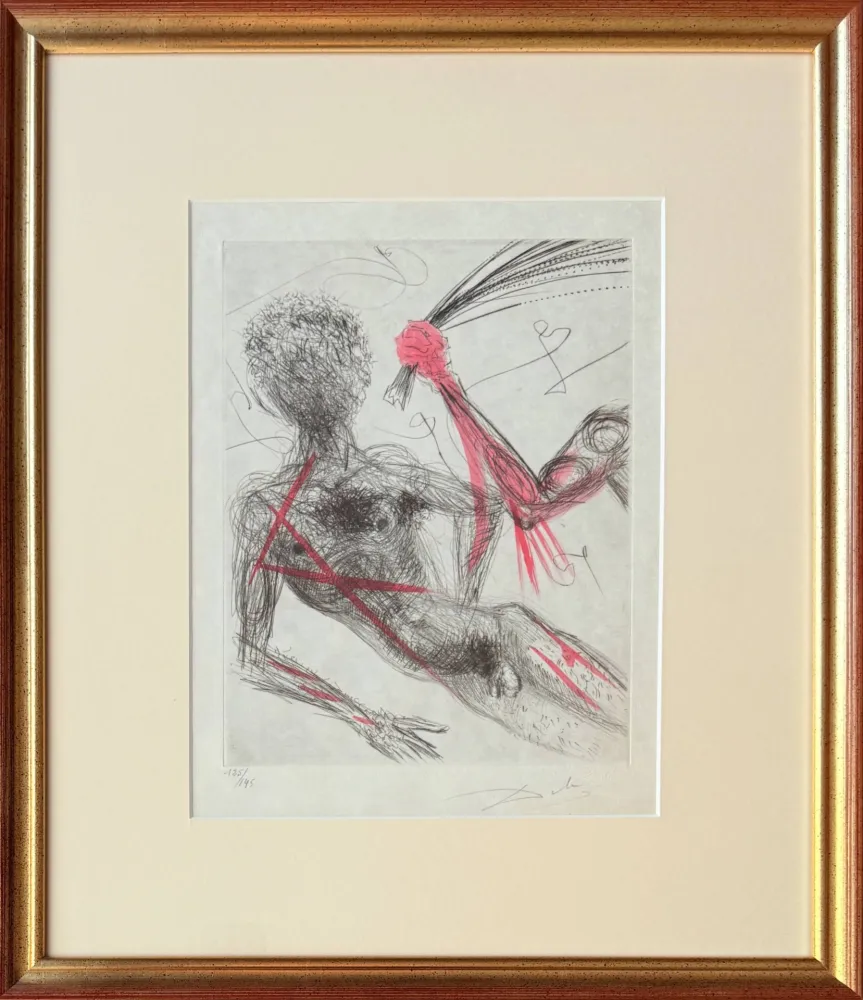 蚀刻版画 Dali - Allée des Verges (Penis Alley)