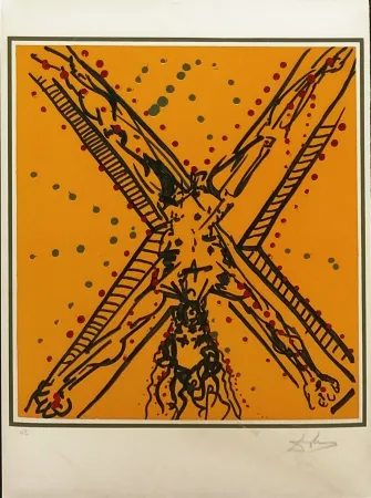 石版画 Dali - ANDREW (VISIONS OF CAMELOT)