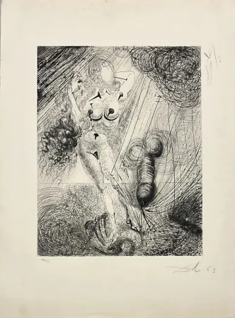石版画 Dali - Aphrodite