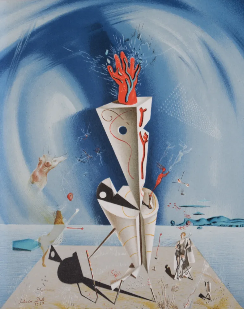 石版画 Dali - Appareil et main, 1974