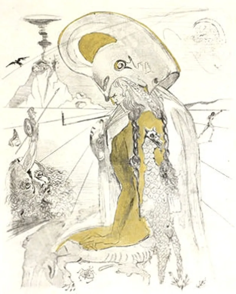 版画 Dali - Athena