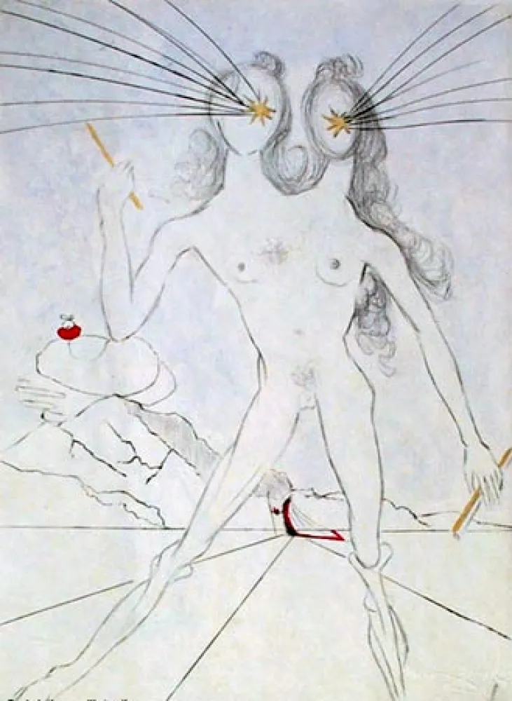 版画 Dali - Bicephale
