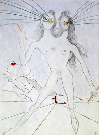 版画 Dali - Bicephale