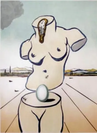 石版画 Dali - Birth of Venus