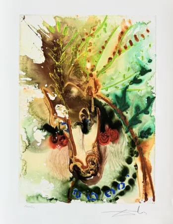 石版画 Dali - Bucéphale