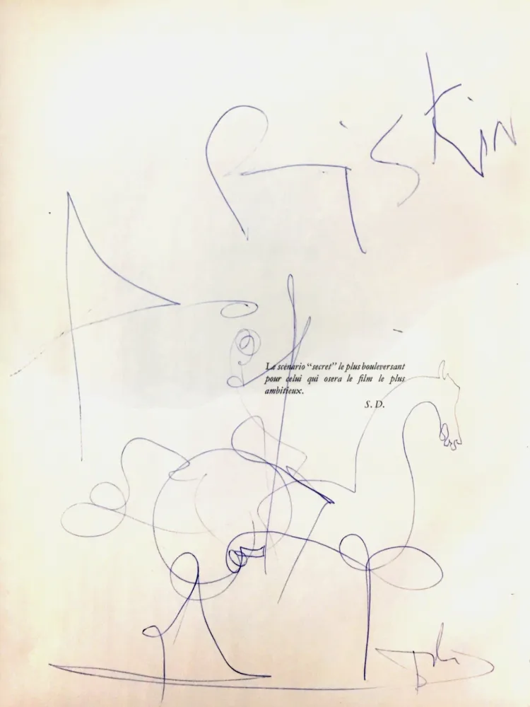 单版画 Dali - Chevalier et Cheval