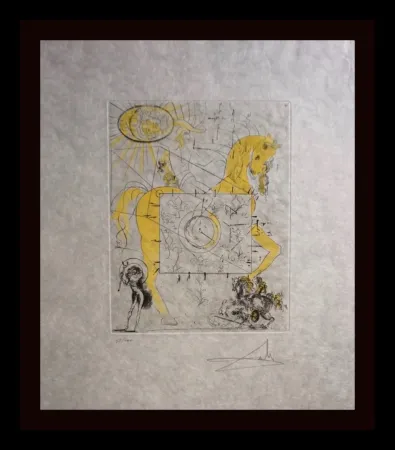 版画 Dali - Chevalier Royal de L'Apocalypse
