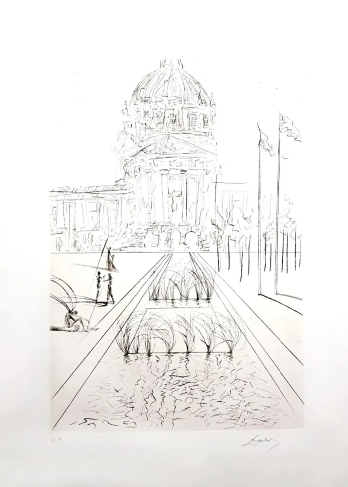 版画 Dali - City Hall - San Francisco