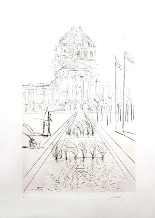 版画 Dali - City Hall - San Francisco