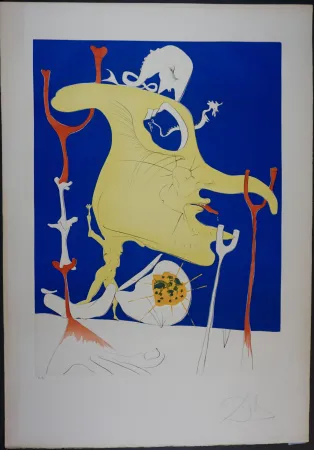 版画 Dali - Cnquest of Cosmos The Last Comer of The Last Planet