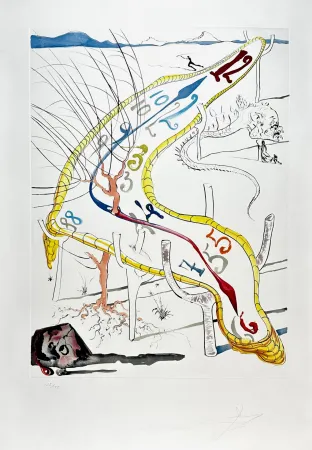 版画 Dali - Conquest of Cosmos Frozen Watches of Space Time